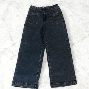 Women's Relaxed Black Denim Jeans